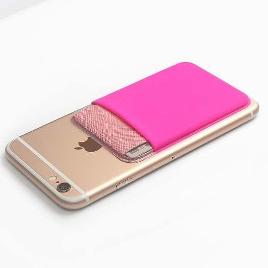 Kortholder til Smartphones med Flared - Pink Pink