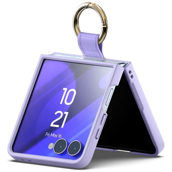 Mercury Mobilskal För Galaxy Z Flip 8 Goldring Hård - Lila