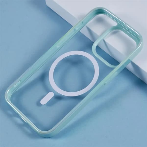 KIGC Mobilskal till iPhone 15 Pro Magsafe Dazzling Color - Grön Grön