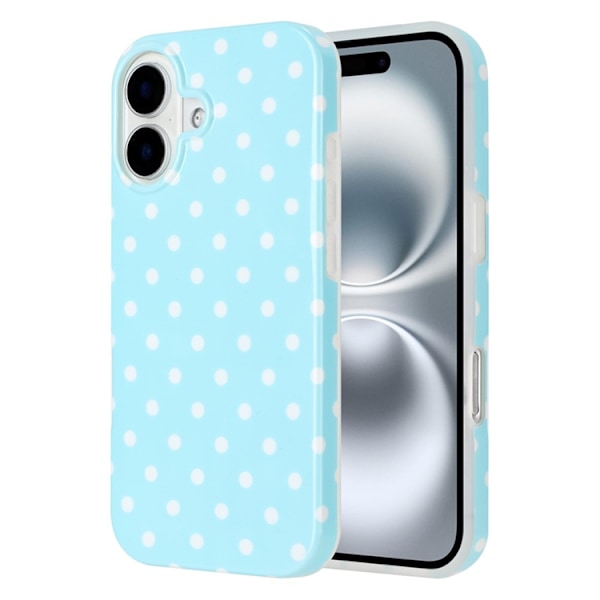 Mobilskal till iPhone 17 Dot Design Imd Tpu - Blå Blå