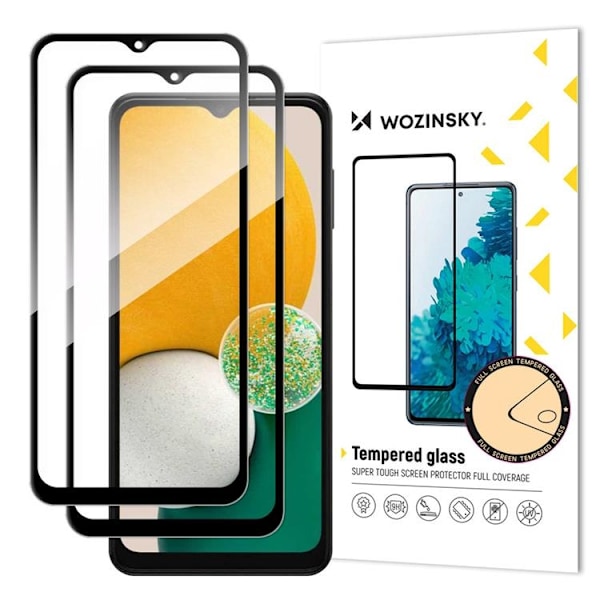 [2 PACK] Wozinsky Härdat Glas Galaxy A13 5G - Svart Svart