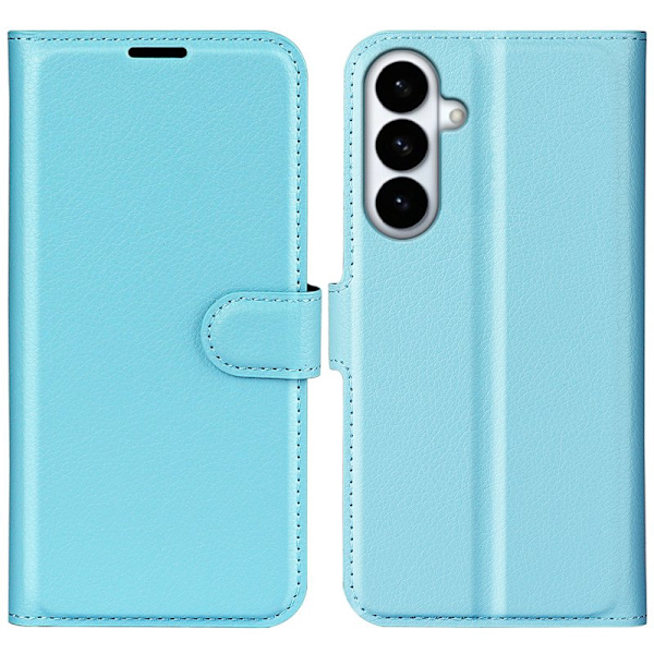 Plånboksfodral för Samsung Galaxy S26 Plus Ställ Konstläder - Blå