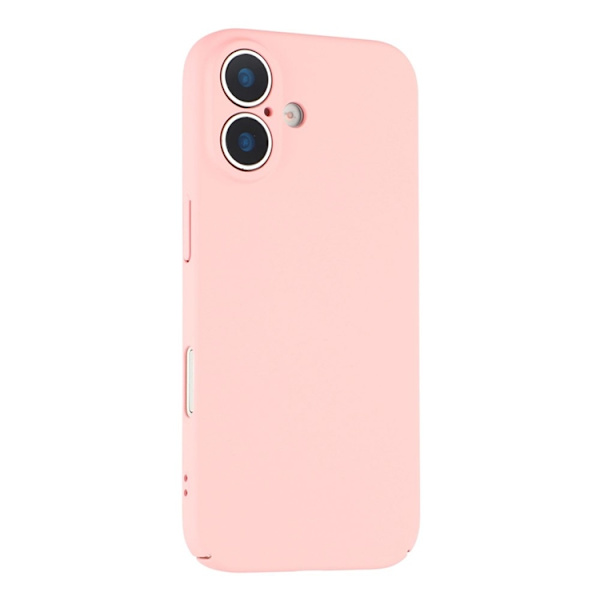 Mobilskal till iPhone 17 Skin-Touch Rubberized Hard PC - Rosa Rosa