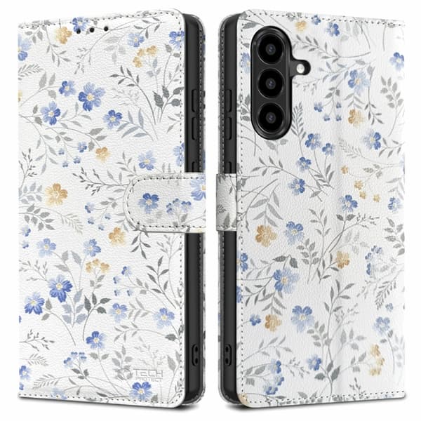 Tech-Protect Galaxy A56 5G Plånboksfodral - Spring Flowers Flerfärgad