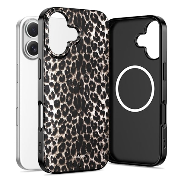 Tech-Protect Mobilskal till iPhone 17 MagSafe Lamano - Leopard Brun