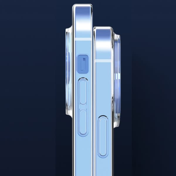 X-LEVEL Mobilskal till iPhone 15 Transparent Hård PC Ultra Tunn Klar