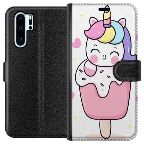 Pung Taske til Huawei P30 Pro med Happy Unicorn