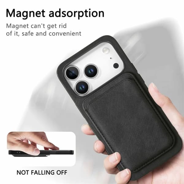 Mobilskal till iPhone 17 Pro Max Retro Detachable - Svart Svart