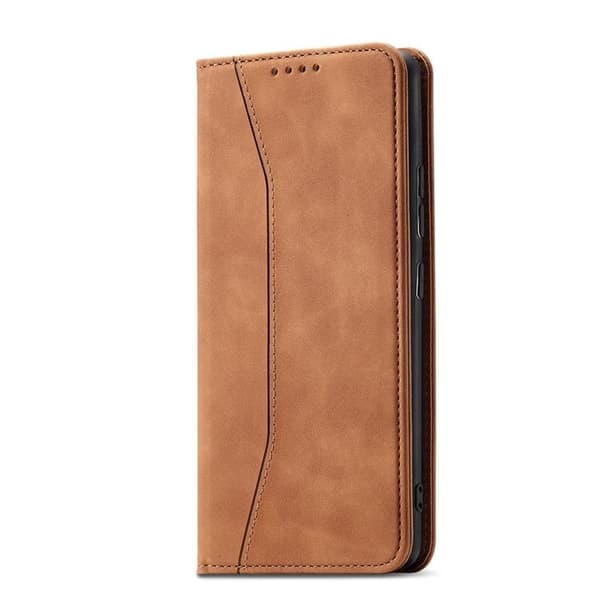 Galaxy S23 Plus Magnet Fancy Pungetui - Brun Brun