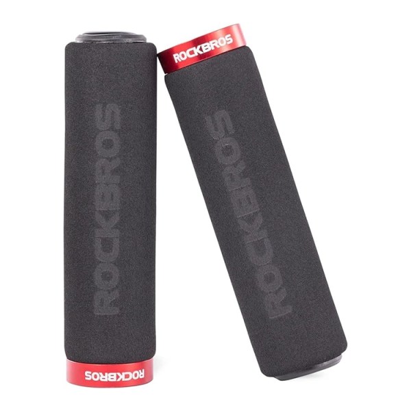 Rockbros Bicycle Greppar Sponge - Svart/Röd