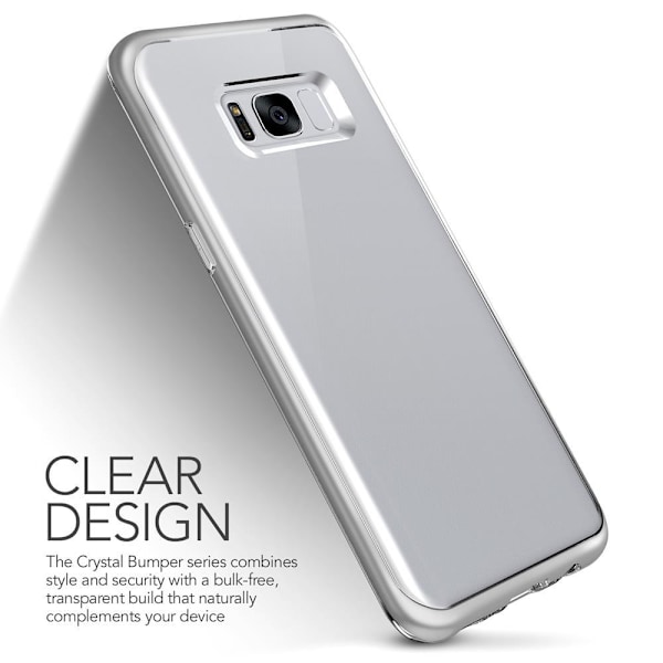 Verus Crystal Bumper Skal till Samsung Galaxy S8 Plus - Silver Silver
