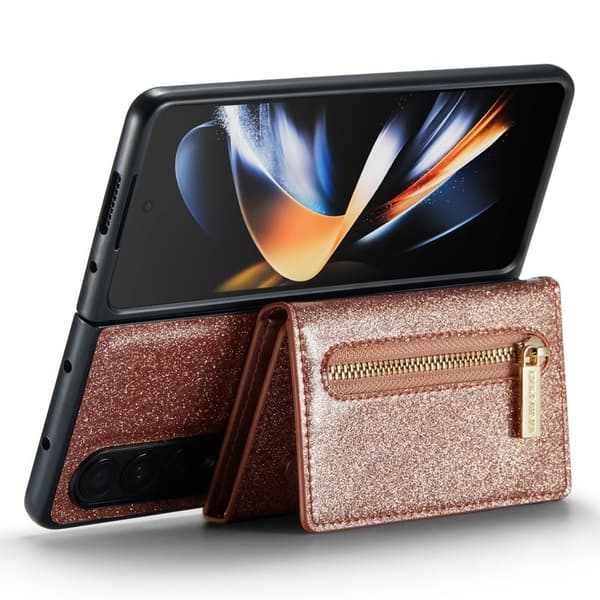 DG.MING M3 Series Mobilskal för Samsung Galaxy Z Fold3 5G Roséguld