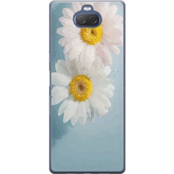 Telefontaske til Sony Xperia 10 Plus med sommerblomster