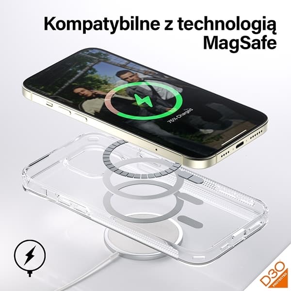 PanzerGlass Mobilskal till iPhone 14/15 Plus MagSafe D3O Military Shield
