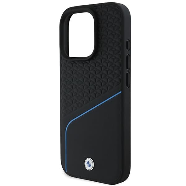 BMW Mobilskal till iPhone 16 Pro Max MagSafe Textured Line - Svart Black