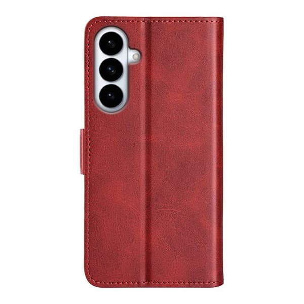 Plånboksfodral för Samsung Galaxy S26 Plus Konstläder - Röd