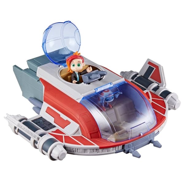SW Lekset Young Jedi 4in Playset The Crimson Firehawk