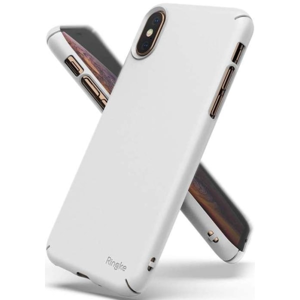 Ringke Slim Cover til Apple iPhone XS / X - Hvid White