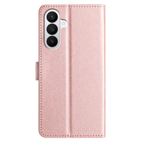 Samsung Galaxy S26 Pro Plånboksfodral Konstläder Folio Magnetlås - Roséguld