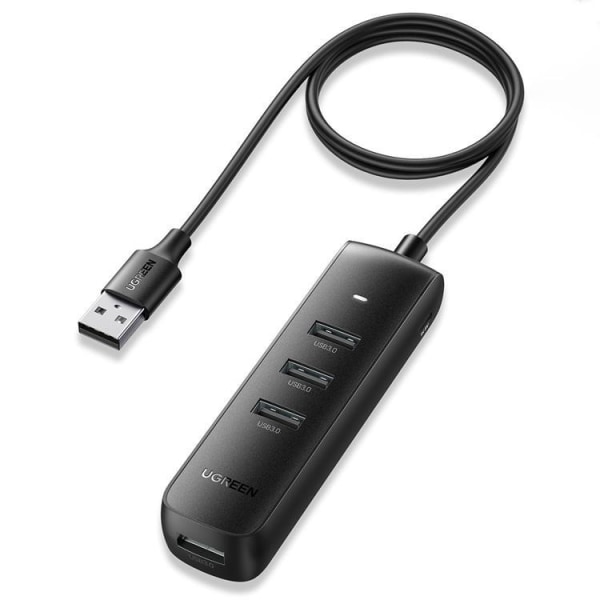 Ugreen HUB USB Type A -jakaja - 4x USB 3.2 Gen 1 - musta