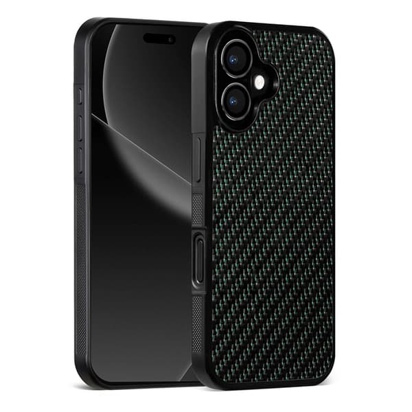 Mobilskal till iPhone 17 Aramid Fiber Shockproof - Grön Grön