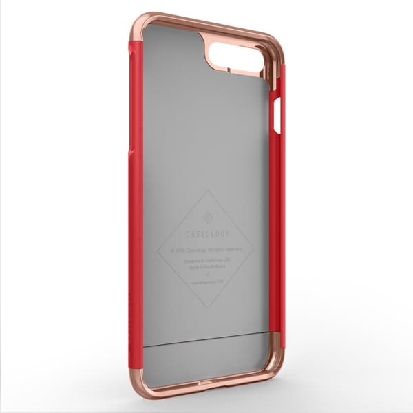 Caseology Savoy Taske Cover til Apple iPhone 7 Plus - Rød Red