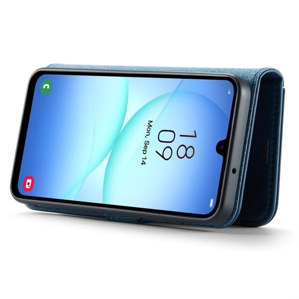 DG.MING Samsung Galaxy A17 5G Plånboksfodral Äkta läder - Blå