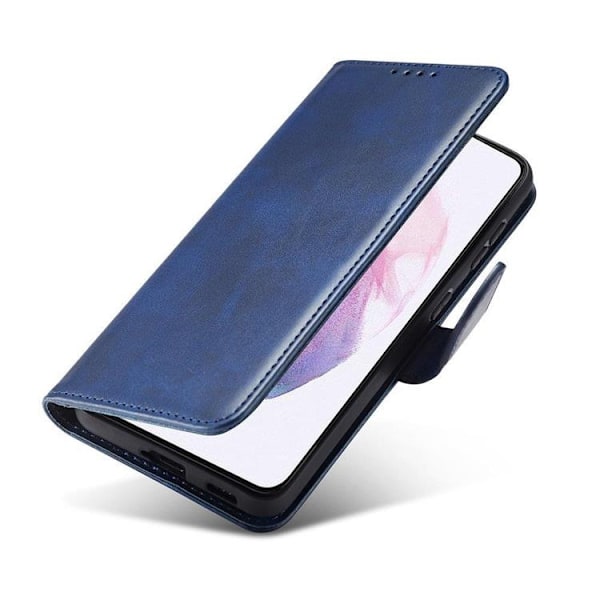 Magnet Elegant Flip Fodral Galaxy S22 Plus - Blå