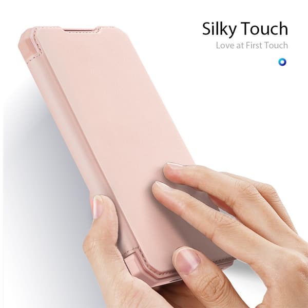 DUX DUCIS Læder Etui Til Samsung Galaxy Note 20 - Rose Gold Roséguld