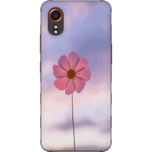 Mobilskal till Samsung Galaxy Xcover7 med Rosa blomma