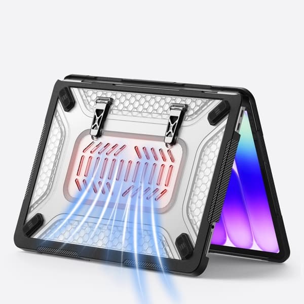 Tech-Protect Skal för Macbook Neo 13" (2026) Velar - Clear/Svart