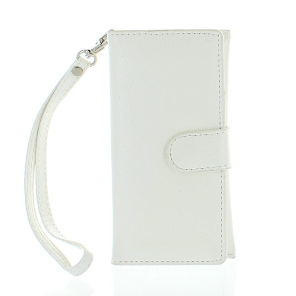Universal mobilfodral med handrem (Vit) Vit