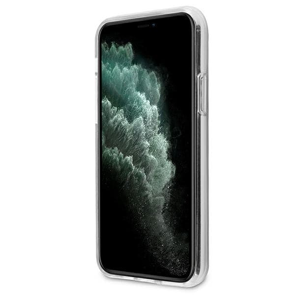 AMG-puhelinkotelo iPhone 11 Electroplate - Musta-Valkoinen