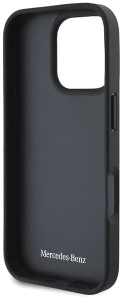 Mercedes Mobilskal till iPhone 16 Pro Max MB Curved Stitches - Brun