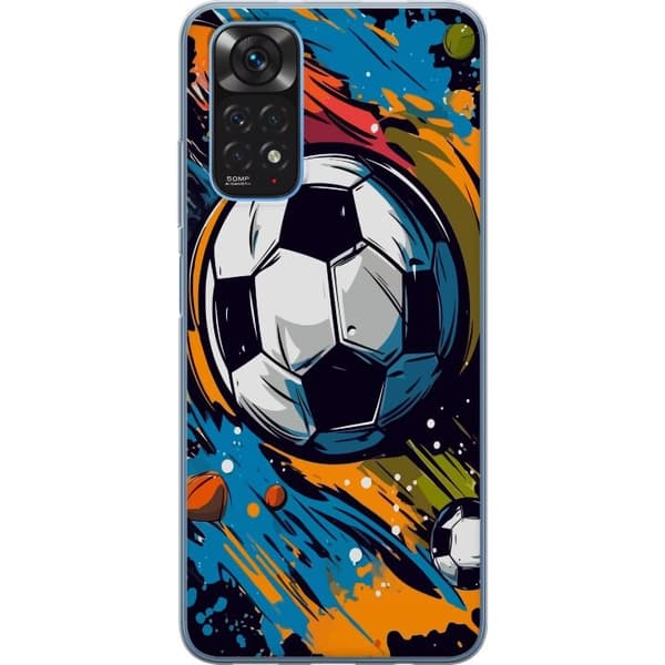 Mobilskal till Xiaomi Redmi Note 11S med Fotbollar