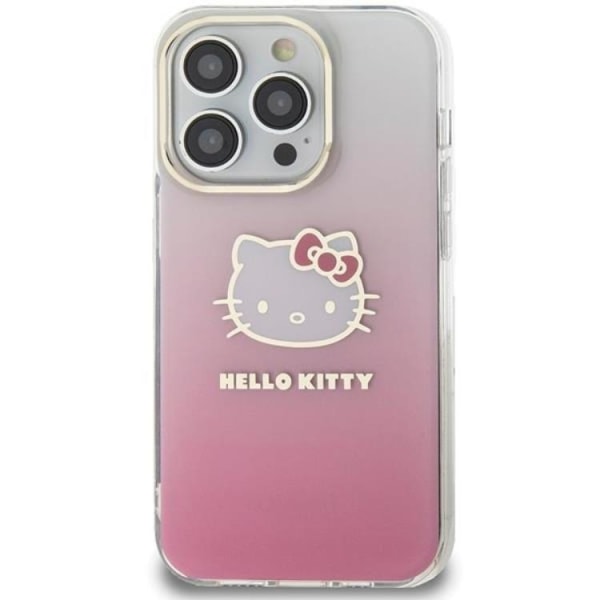 Hello Kitty iPhone 15 Pro Mobilskal IML Gradient Electrop Kitty Head