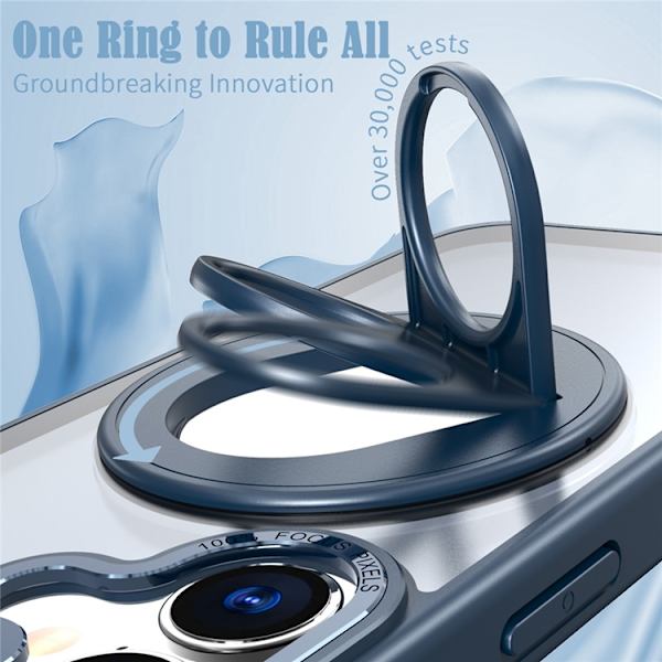 Mobilskal till iPhone 17 MagSafe Rotating Kickstand - Blå Blå