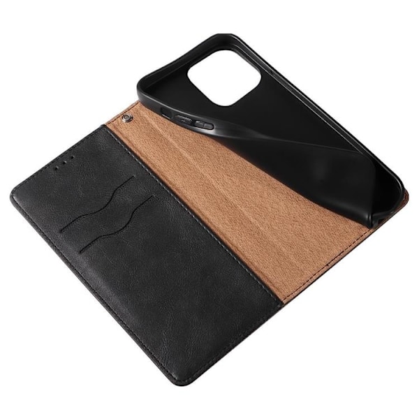 Galaxy S23 Ultra Plånboksfodral Magnet Strap - Svart Svart
