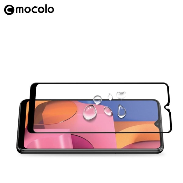 MOCOLO Härdat Glas Skärmskydd Samsung Galaxy A20s - Svart Svart