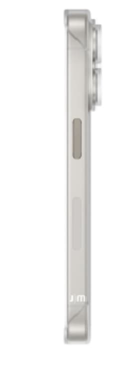 Just Mobile Mobilskal till iPhone 15 Pro Max Slim Fit - Crystal