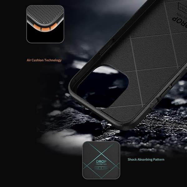 iPhone 14 Pro Max Cover X Design - Sort Black