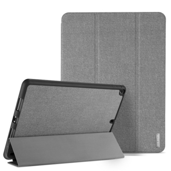 Dux Ducis Tri-Fold Läderfodral till iPad 9.7 2018 - Grå grå