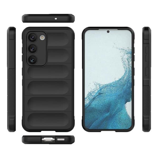 Mobilskal till Galaxy S23 Plus Magic Shield Flexible Armored - Blå Svart