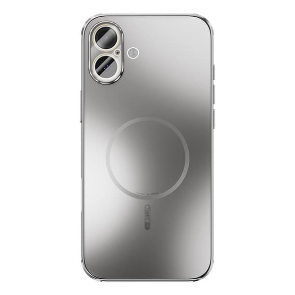 ABEEL Mobilskal till iPhone 16 Plus Magnetiskt TPU PC Kyl Matte Grå