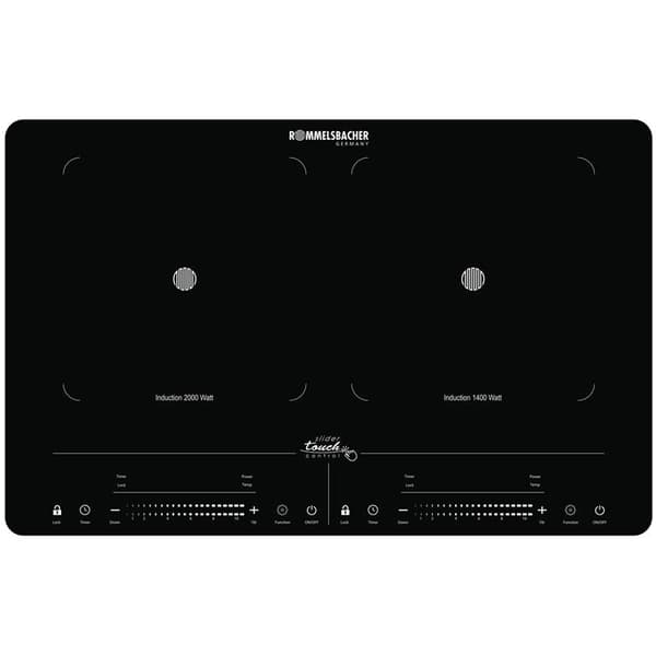 Rommelsbacher Kokplatta Dubbel Induktion CT 3420/IN 2000W LED