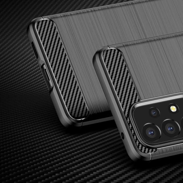 Carbon Fleksibelt Cover Galaxy A53 5G - Sort Black