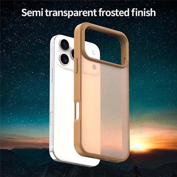 Mobilskal till iPhone 17 Pro Max Skin Touch Matte - Guld Guld