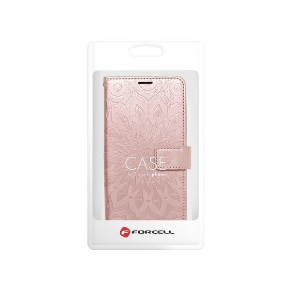 Galaxy S20 FE Lompakkokotelo Forcell Mezzo - Rosé- Kulta Guld