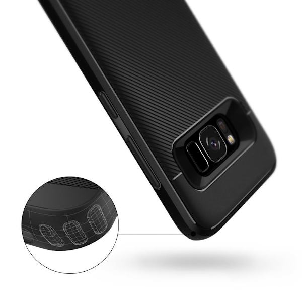 Caseology Vault II Skal till Samsung Galaxy S8 Plus - Svart Svart