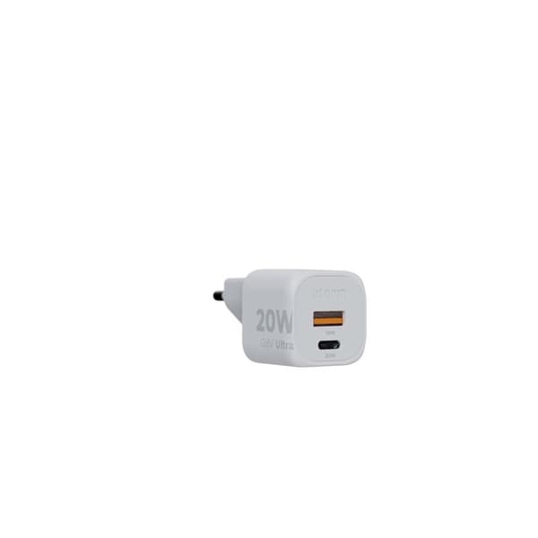 Xtorm 20W GaN2 Ultra Hemladdare USB-C PD/USB-A Vit